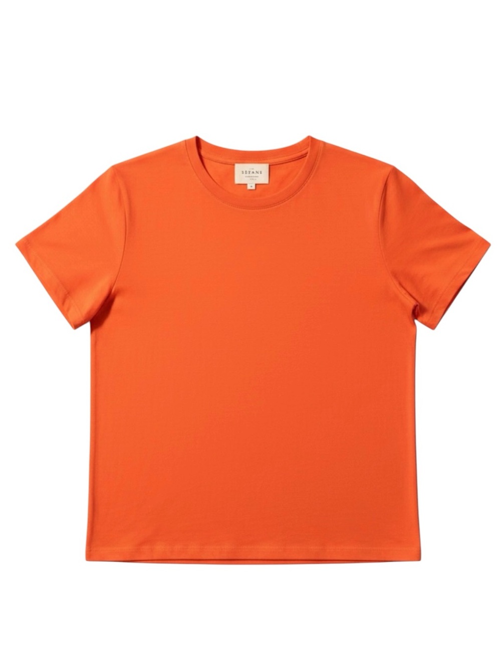Sezane Organic Cotton Crewneck Tee